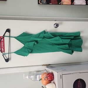 Green alloy dress